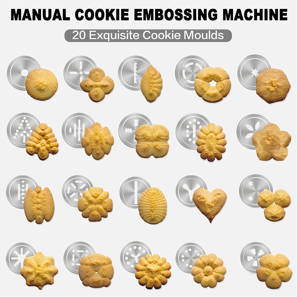 Cookie Press Gun Kit  Aluminum - Churros Maker Gun 评论和价格